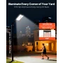 8000W Solar Street Lights Udendørs, 450000LM, kommerciel