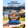 Misting Fan, 2400RPM Motor Camping Misting Fan, Mister