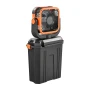 Misting Fan, 2400RPM Motor Camping Misting Fan, Mister Cooling Fans with 12L Water Tank, 20000mAh Battery, 4-Speed Wind & 3 Ligh
