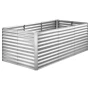 Galvaniseret hævet haveseng, 2400 x 1200 x 860 mm, rektangulær
