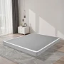 Boxspring, queensize-sengestel med vaskbar stofklud, kraftig