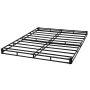 Box Spring, Queen Size Bed Frame with Washable Fabric Cloth, Heavy Duty Metal Frame for Queen Bed, 102 mm Mattress Foundation, 1