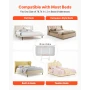 Toddler Bed Rail, Kids Beds Guard Rail with Reinforced Iron Pipe and Oxford Cloth, Adjustable Height Bed Side Railing, Portable 