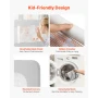 Toddler Bed Rail, Kids Beds Guard Rail with Reinforced Iron Pipe and Oxford Cloth, Adjustable Height Bed Side Railing, Portable 