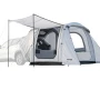 Inflatable SUV Tent with Awning, 2.44 x 2.04m 3-Season SUV Tailgate Tent with Ventilated Doors & Mesh Window, PU2000mm Waterproo