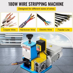 Electric Wire Stripping Machine Î¦1.5mm~Î¦25mm Portable Automatic Wire Stripper Cable 180W Wire Stripping Machine Tool for Scrap