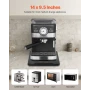 Appliance Slider, Small 14 x 9.5-inch, Rolling Sliding Tray with Silent Rubber Wheels & Hollow Handle, Easy to Clean, Appliance 