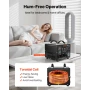 Voltage Auto Converter Transformer, 3000VA, Heavy Duty Step Up/Down Power Transformer, 110V to 220V and 220V to 110V, with 3 US 