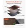 Canopy Sidewalls, 1.73 x 1.48 m, Canopy Tent Walls with Waterproof and Sunlight Protection Layer, One-Sided Window Design, Fit f