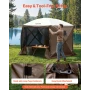 Canopy Sidewalls, 1.73 x 1.48 m, Canopy Tent Walls with Waterproof and Sunlight Protection Layer, One-Sided Window Design, Fit f