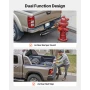 Hitch Step for 5 cm Receiver, Universal Rear Bumper Guard Protector with 159 kg Load Capacity, Non-Slip Tow Hitch Step with Pin 