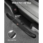 Hitch Step for 5 cm Receiver, Universal Rear Bumper Guard Protector with 159 kg Load Capacity, Non-Slip Tow Hitch Step with Pin 