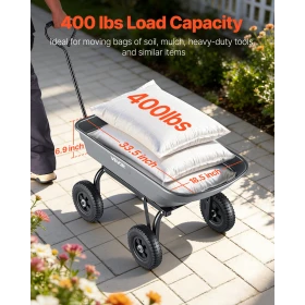 Havedumpervogn, 181 kg polydumpervogn, havevogne dumpervogn med
