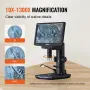 Digital Microscope Coin Microscope 25.7 cm IPS Screen 10-1300X Magnification