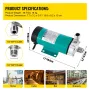 Magnetic Beer Pump with Food MP-15RP Grade Well Pump Stainless Steel Head Magnetic Drive Brewing Beer Pump with High Temp Magnet