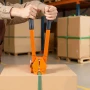 Banding Strapping Kit, Heavy Duty Banding Sealer Tool with 305 m Length PET Band, 300 Metal Seals, Plastic Manual Pallet Packagi