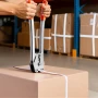 Banding Strapping Kit, Heavy Duty Banding Sealer Tool with 100 m Length PP Band, 100 Metal Seals, Plastic Manual Pallet Packagin