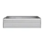 Galvaniseret hævet haveseng, 2400 x 1200 x 620 mm, rektangulær