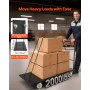 Heavy duty platform lastbil, 907,18 kg kapacitet, industristål