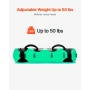 Water Weights Aqua Bag, Large Aqua Bags for Workout, 22.68 kg Adjustable Portable Stability Fitness & Full Body Exercise Equipme