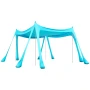Beach Tent Sun Shelter, UPF50+ Sun Protection, 2 m Tall, 3x3 m, Easy Pop Up Beach Canopy with Sandbags, Stability Poles, Sand Sh