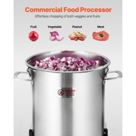Food Processor & Vegetable Chopper 18L Food-Grade Stainless Steel Blender