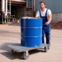 Platform Truck, 1202.02 kg Capacity, Heavy Duty Flatbed Cart Dolly with Detachable Guardrail and Swivel Wheels, Foldable Hand Pu
