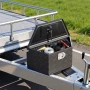 Trailer-tungekasse, 660 x 330 x 305 mm Aluminium
