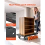 Foldbar skubbevogn Dolly, 453,59 kg kapacitet, sammenklappelig