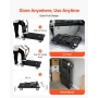 Foldable Push Cart Dolly, 453.59 kg Capacity, Folding Platform Truck with Swivel Wheels, Moving Platform Hand Truck Flatbed Cart