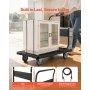 Foldbar skubbevogn Dolly, 453,59 kg kapacitet, sammenklappelig