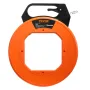 Fish Tape, 73.2m 3mm (240-foot, 1/8-inch), Steel Wire Puller with Optimized Housing and Handle, Easy-to-Use Cable Puller Tool, F