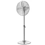 40 cm High Velocity Pedestal Fan, 1450 CFM Industrial Standing Floor Fan with Handle, 75° Oscillating, 3-Speed Adjustable Height