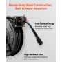 Pressure Washer Hose Reel, 18.3 m x 6.4 mm Retractable Power Heavy-Duty Steel Washer Hose Reel, 4000PSI Max, Auto-Rewinding, Fle