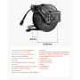 Pressure Washer Hose Reel, 18.3 m x 6.4 mm Retractable Power Heavy-Duty Steel Washer Hose Reel, 4000PSI Max, Auto-Rewinding, Fle