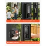 Mechanical Keyless Entry Door Lock, 2.0 Code Upgrade, 4-7 Digits Code, Double-Sided Push Button Combination Mechanical Keypad Do