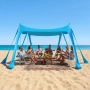 Strandtelt Sun Shelter, UPF50+ Solbeskyttelse, 2 m høj, 3x3 m