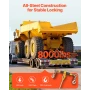 Skraldekædebinder, 5/16 tommer x 12,8 ft G80-kæder, 8000 lbs