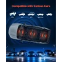 Car Audio Amplifier, 5-Channel Bridgeable Car Amplifier, Multichannel Class D Stereo Amp, Max. 4 x 100W at 4 Ohms / 4 x 200W at 