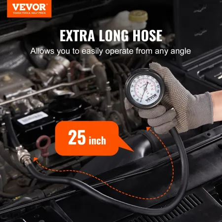 Komprimeringstesteradapterkit, 9 pcs Automotive
