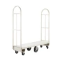 U-Boat Platform Truck Dolly, 907.18 kg Load Capacity, Heavy Duty Steel Utility Cart, Industrial Hand Push Truck with Six Wheels 