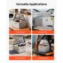 Trailer-tungekasse, 660 x 330 x 305 mm Aluminium