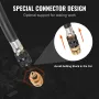 Compression Tester Adapter Kit, 9 Pcs Automotive Engine Cylinder Leak Down Compression Test, Accurate Dual Scale Pressure Gauge 