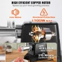 Elektrisk kødhakker, 190,5 kg/h Kapacitet, 575W (1100W MAX)