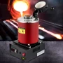 Elektrisk smelteovn, 3KG digital elektrisk smelteovn, 1350W