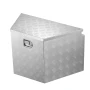 Trailer Tongue Box, 838 x 483 x 457 mm Aluminum Trailer Tongue Tool Box, Heavy Duty Storage Organizer with Lock & Keys, Utility 