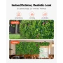 Artificial Plant Wall, 12PCS 50.8 x 50.8 cm Artificial Boxwood Panels, Sun Protection Greenery Backdrop Privacy Hedge Fence, Fak