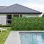 Artificial Plant Wall, 12PCS 50.8 x 50.8 cm Artificial Boxwood Panels, Sun Protection Greenery Backdrop Privacy Hedge Fence, Fak