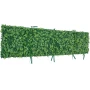 Kunstig plantevæg, 4 STK 61 x 243,8 cm Kunstige buksbompaneler