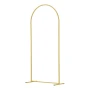 Wedding Arch Backdrop Stand, Set of 3, Metal Stable Stand with Case Connection & Chassis Crossbar Design, Easy-to-Assemble Gold 
